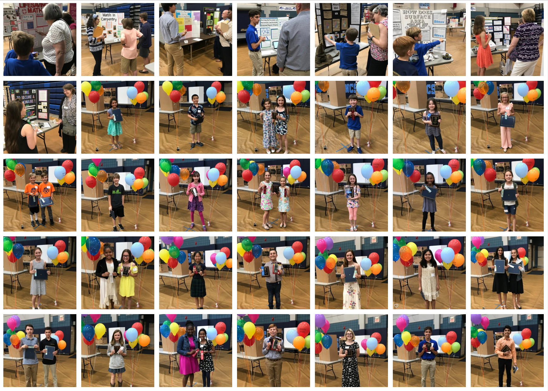 images from the 2019 state math fair